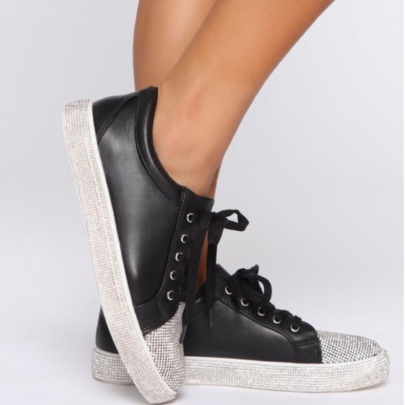 HOST PICK!!! New - Glamorous  Rhinestone Sneakers - Picture 5 of 7